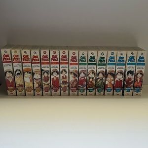 🌟SOLD🌟One piece manga lot( Volumes 1-66) 3 in 1 mangas